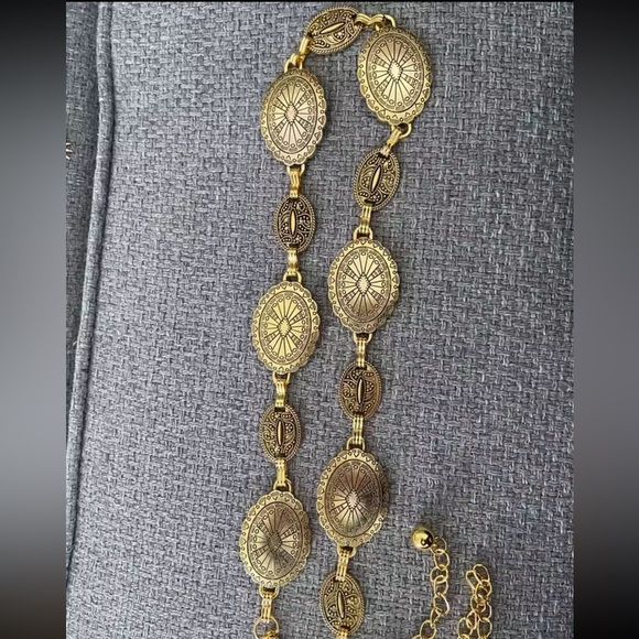 Vintage Retro Gold Chain Belt main image 6